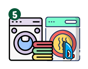 Wash,Dry,Iron & Fold